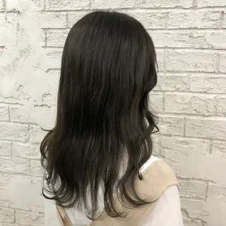 ロング 🤍韓国ヘア🇰🇷 タバタサオリ🤍のヘアスタイル