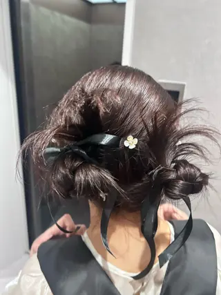 ヘアアレンジ SALOWIN 新宿三丁目me+所属・レイヤー/ボブ/ 髪質改善/石井ハルカのヘアスタイル