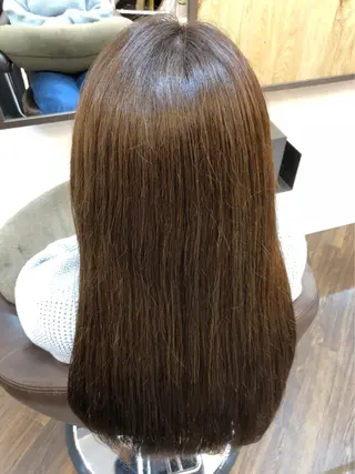 ロング カラー apsee所属・杉本 らなのヘアスタイル