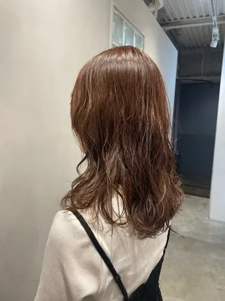 ミディアム パーマ 伊藤 まみのヘアスタイル