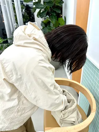 ショート カラー ボブ/レイヤー/ケア パーマ/リュウタのヘアスタイル