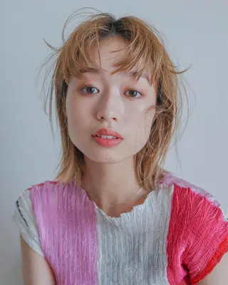 ミディアム カラー 矢場町/栄/上前津/ 佐藤祐希のヘアスタイル