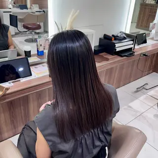 セミロング カラー 大宮/バレイヤージュ /澤田隆誠のヘアスタイル