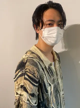 ミディアム パーマ メンズ 🔹YUTA🔹 メンズパーマのヘアスタイル