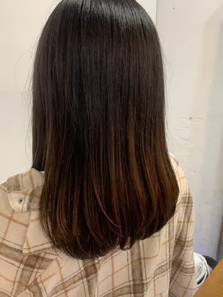 セミロング ♱地雷カラー♱ウルフ ♱ 藍衣 ♱のヘアスタイル