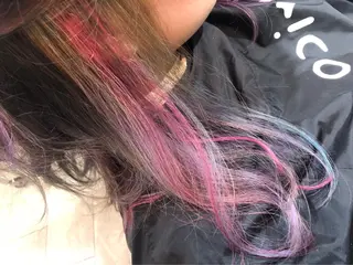 ロング カラー 髪質改善/痛ませ ないカラー/西村航大のヘアスタイル