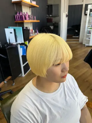 ショート カラー 【バレイヤージュ】 🔥メンズRYUTAのヘアスタイル