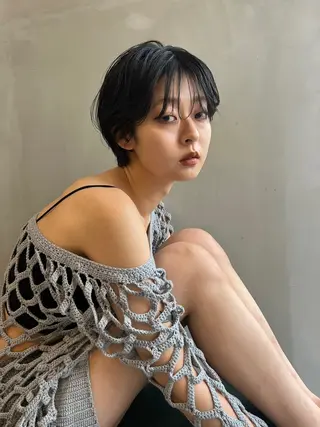 ショート ショート/ボブ専門 宮脇美奈/南船場のヘアスタイル