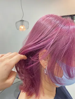ショート カラー ヘアアレンジ 小倉 愛里のヘアスタイル