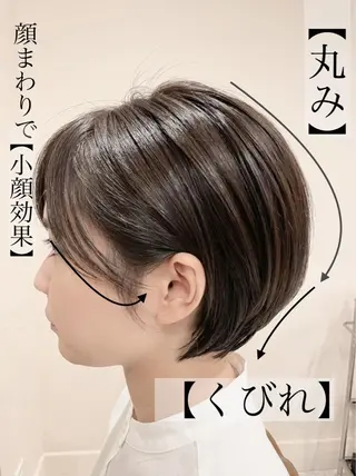 ショート カラー 笠原 健人のヘアスタイル