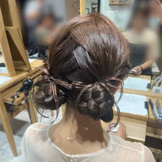 ヘアアレンジ 佐々木 悠莉のヘアスタイル