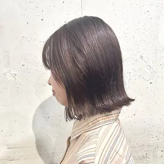 ミディアム ボブ/レイヤー /服部ルミナ🦋のヘアスタイル