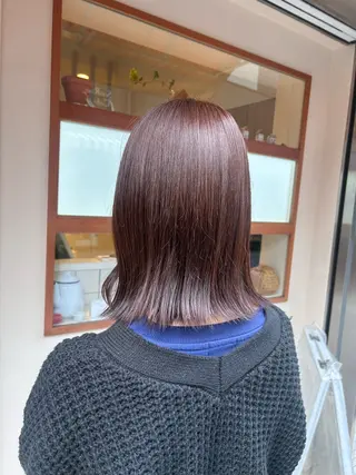 ミディアム カラー メンズパーマ募集中 大川🌻のヘアスタイル