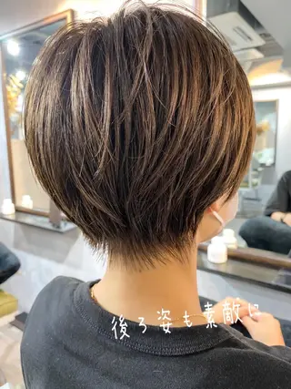 ショート カラー 久保亮太 /大人ショートのヘアスタイル