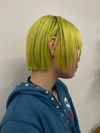 ショート カラー yuan tanakaのヘアスタイル