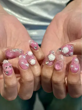 ネイル ハイトーン特化 pepe🎀のヘアスタイル