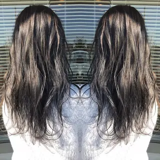 ロング カラー 大久保 隆蔵のヘアスタイル