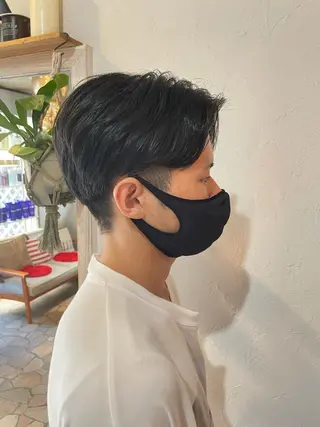 メンズ フリーランスシェアサロンルレイル所属・心斎橋/メンズ /ルレイル/地形真希のヘアスタイル