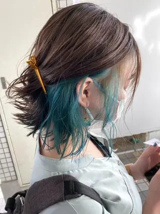 ミディアム カラー VIF所属・🗻飯田誠也🗻 カットカラー得意のヘアスタイル