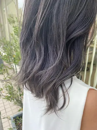 ミディアム カラー 渡辺 亮/ 白髪ぼかし/髪質改善のヘアスタイル