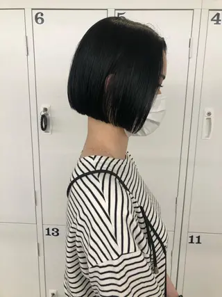 ショート ヘアアレンジ ボブ/ミニボブ/ 立河今日子のヘアスタイル