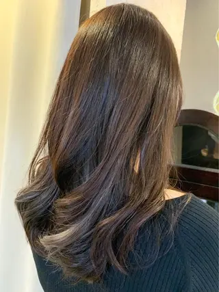 セミロング カラー ✨縮毛矯正✨髪質改善 ナカシマ ユミのヘアスタイル