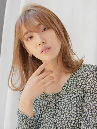 ミディアム カラー レイヤー⭐️カラー ⭐️平川雅史のヘアスタイル