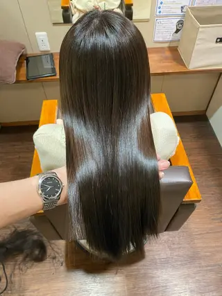 ロング カラー LandS barber &beauty所属・髪質改善特化 長澤友哉のヘアスタイル