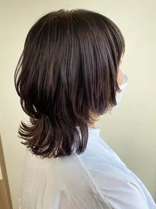 ミディアム ✴︎ヒラガカナ✴︎ ECLAT HAIRのヘアスタイル