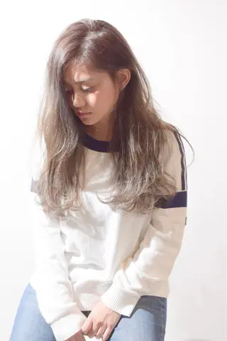 ロング カラー 北村 直人のヘアスタイル