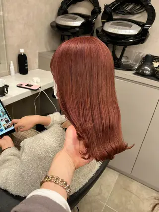 ミディアム パーマ ヘアアレンジ メンズ マツエク・マツパ アイブロウ 韓国風ベージュ🤎 赤みなし🌿横浜🤎のヘアスタイル