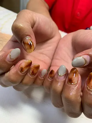 ネイル rukianail 新里のネイルデザイン