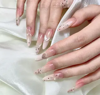 ネイル By moonネイル 🌷ワンホン/韓国風のネイルデザイン