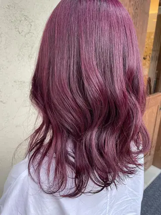 ミディアム カラー 透明感韓国ヘア♡ みつきのヘアスタイル