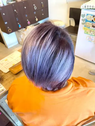 ショート カラー 美容室 Jフィドルファドル所属・わきた かずなのヘアスタイル