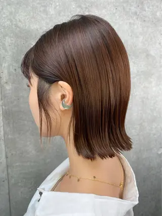 ショート カラー youres hair髪質改善トリートメント＆ヘッドスパ日吉店所属・髪質改善/ショート 特化/hayateのヘアスタイル