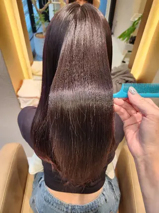 ロング パーマ あかね☆ヘアアレンジ /ボブ/縮毛矯正のヘアスタイル