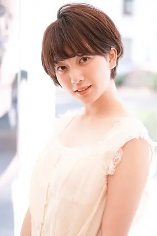 ショート カラー ディレクター ノナカのヘアスタイル