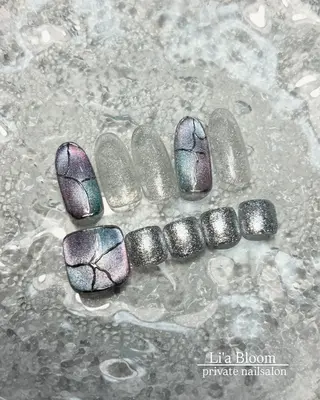 ネイル Li'a Bloom所属・🦋🤍 madoka🤍のネイルデザイン