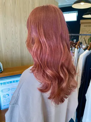 ロング カラー ～lynn～Moana by HEADLIGHT 武蔵小杉２号店【リン モアナ バイ ヘッドライト】所属・Tomoya 次世代ブリーチ🕊のヘアスタイル