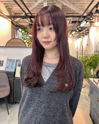 ロング 木村 陽菜のヘアスタイル