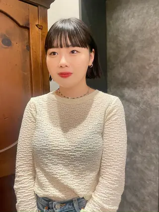 ショート tete nico所属・似合わせ/ヘアカラー nanami🌸のヘアスタイル