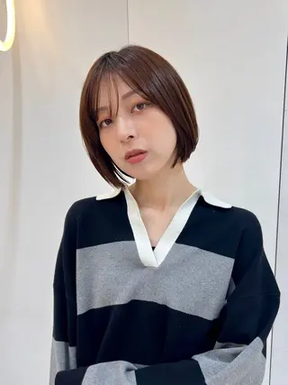 ショート カラー TSUBASA/銀座 メンズ◎ショート女子のヘアスタイル