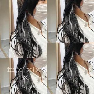 ロング カラー ヘアアレンジ メンズ キッズ RIYA❤︎ Aujuaソムリエのヘアスタイル