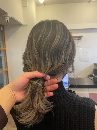 ミディアム カラー メンズ 🎗秋山勇 /三宮指名No.1のヘアスタイル