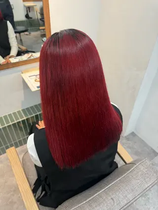 カラー 松田 じゅりなのヘアスタイル