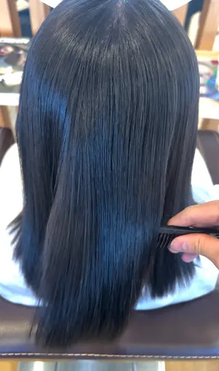 ミディアム 木村 胡土のヘアスタイル