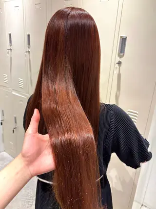 カラー green machida所属・暖色・ベージュ♡ nanoha itoのヘアスタイル