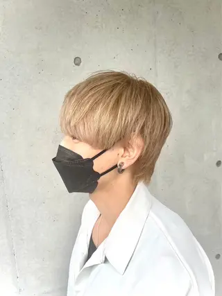 ミディアム カラー メンズ スパイキーショート メンズ特化/鈴木美璃のヘアスタイル