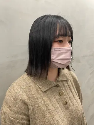 ショート カラー 高山🐬髪質改善 池袋で縮毛矯正のヘアスタイル